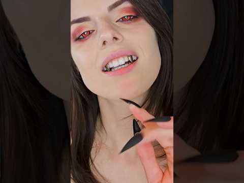 ASMR Lens Tapping | Long Pointy Fake Nails | Vampire Ballerina Rose💅🖤🩰