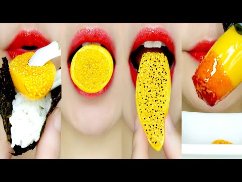 ASMR JAPANESE FOOD KOMOCHI YARIIKA (squid with roe) 코모치야리이까 이모지 먹방 EATING SOUNDS MUKBANG