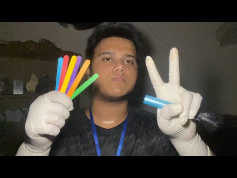 ASMR Fastest and Random Cranial Nerve Examination