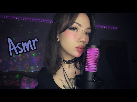 ASMR ликинг микрофона, эффект наушников, неразборчивый шепот, звуки рта
