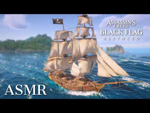 ASMR on the High Seas 🏴‍☠️ Black Flag Resynced 🏴‍☠️ Ear to Ear Whispers & a Soft Shanty