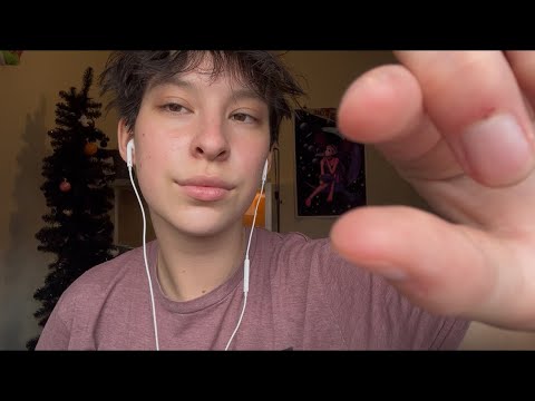 ASMR | plucking negative energy