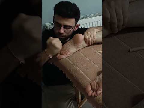 ASMR FOOT THERAPY SLEEP MASSAGE  #massage #easyturkish #relax #chiropractor #challenge