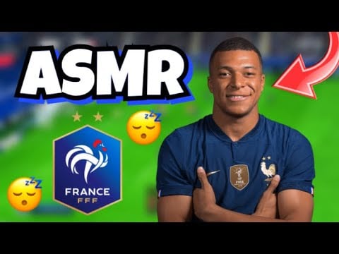 ASMR Français je chuchote les noms des joueurs de l’équipe de France sur FIFA 23 😴(proche du micro)