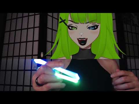 Spooky Augmented Reality ASaMR! New triggers! [ASMR][3DIO][vtuber][visual ASMR][IRL][biomodel]