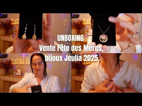 Unboxing, vente Fête des Mères, bijoux Jeulia 2025, voir détails en description, Code-promo-15% .