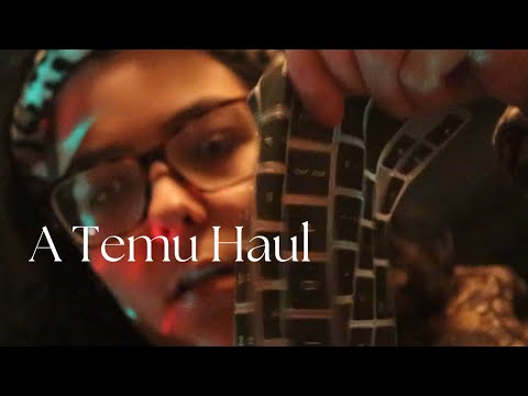 ASMR My Temu Haul