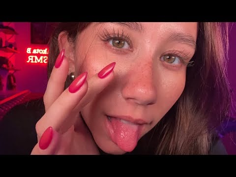 ASMR | Up Close Mouth Sounds and Camera Tapping (Extremely Tingly Lofi)
