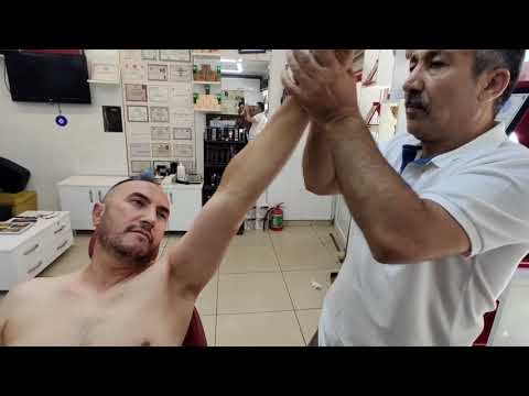 ASMR TURKISH BARBER PERFECT MASSAGE / WITH ASMR MUNUR ONKAN BEST BODY MASSAGE WITH BIG BROTHER 2