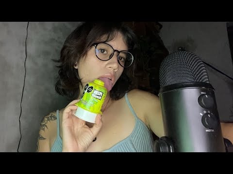 ASMR makeup ✨ platica de chavita bacteriana + dulce gigante