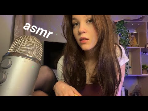 ♡asmr для сна♡  триггеры, чтение книги и болталка (＾▽＾)