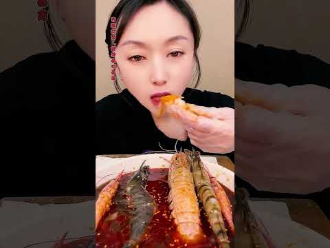 🦐🥢 Mukbang eating sounds epic vibes #MukbangSounds #EpicSeafood
