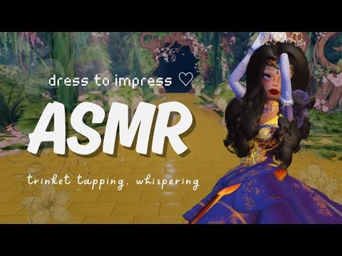 ♡ asmr roblox dti ⋆˚࿔🧸 tapping on trinkets & whisper rambles (✿◠ᴗ◠) roblox gaming asmr