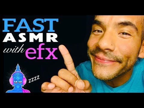 FAST 💨 ASMR MOUTH & HAND SOUNDS [WITH EFX] Inaudible & Intelligible Whispers / FAST Hand Movements