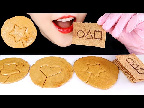 SQUID GAME DALGONA ASMR DALGONA CANDY MUKBANG ASMR