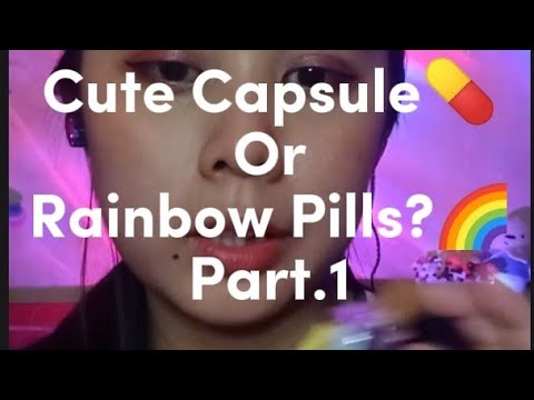 ASMR Cute Capsule or Rainbow Pills? Part 1 💊🌈 ASMR Fast and Aggresive Measuring you #asmr