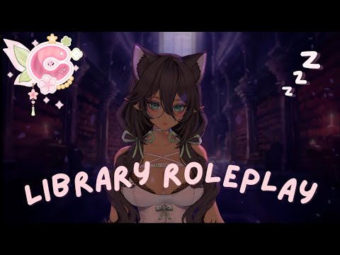 [ASMR] Library Roleplay With New Keyboard 😴 With DaChickTries!