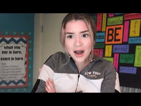 ASMR bestie goes to the counselors office to spill all the tea🤫