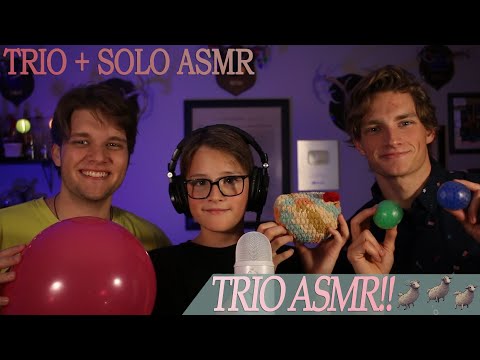 Trio + Solo ASMR - (ASMR for Sleep)