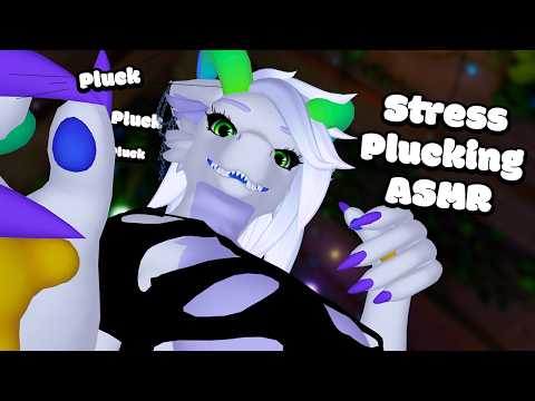 Furry ASMR | Dragon Girl Plucking Away Your Stress and Worries 💤 | Positive Affirmations