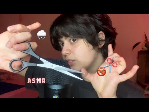 ASMR imersivo cortando suas energias negativas pro novo ano✂️🔥