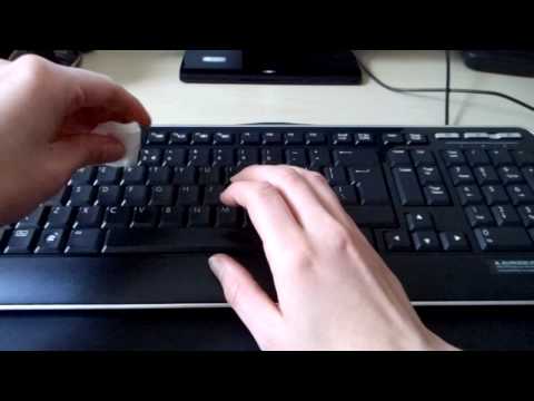 ASMR Whispering - How to clean your keyboard?