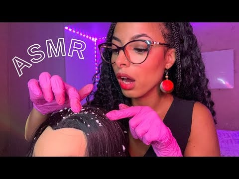 TIRANDO CASPA DO SEU CABELO | ASMR super Relaxante e Realista 💆🏽‍♀️😴