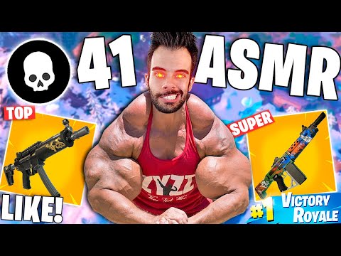 ASMR FORTNITE MOUTH SOUNDS SOLO VS SQUAD 41 KILLS WIN (PETER GRIFFIN SKIN)