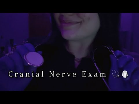 ASMR| CHAOTIC cranial nerve Exam 🩺 ⚕️ (Fast)