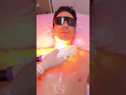 ASMR: Japanese IPL Body Laser Hair Removal with Shaving Ep. 2 #shorts