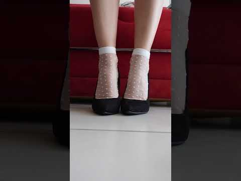 Taking Off My Heels… ASMR No Talking #shorts #socksaddict #relax #highheels