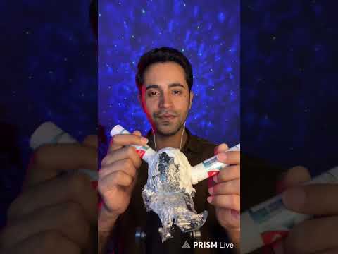 ASMR Glue + Shaving Cream Tingles Sounds #asmr #shorts