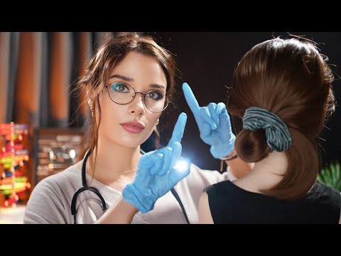 ASMR - Detailed Physical Exam - Medical Roleplay (Full Body Cranial Nerve Exam, Eye Orbital,Ear)