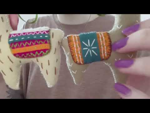 lofi asmr homemade christmas decorations