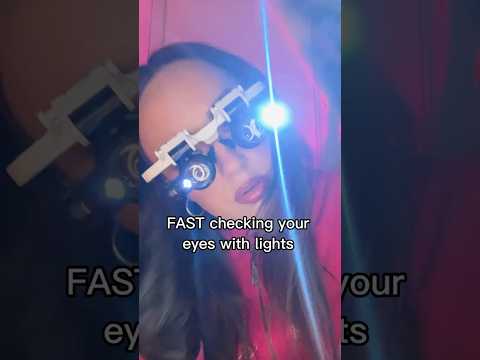 checking your eyes with lights💥#fastandaggressiveasmr #fastasmr #asmr #fyp #lighttriggers #eyeexam