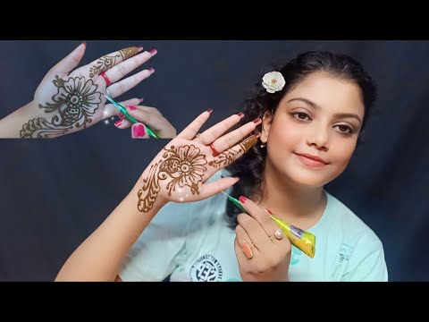 ASMR Mehndi/ Hena Hand Art  💅