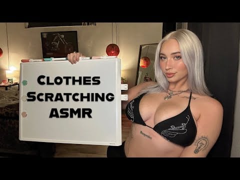 Body Triggers & Clothes Scratching | skin scratching, rambles & more | (ASMR)