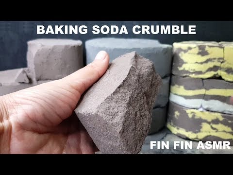 ASMR : Baking Soda Blocks Crumble #209