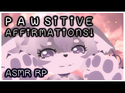 Positive Affirmations For A Lucky New Year! | Soft Spoken VR ASMR | Mic Petting / Scratching 💜🐾