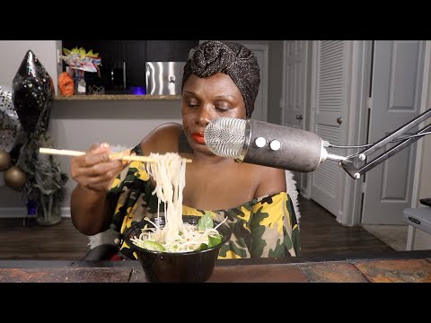 Pho Or Pha  ASMR Eating Sounds