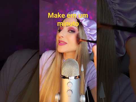 ASMR - Te deixando linda em 1 minuto #shorts