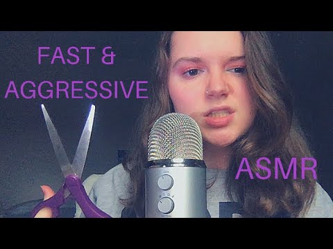 FAST & AGGRESSIVE ASMR~ Unpredictable Triggers for Intense Tingles & Sleep