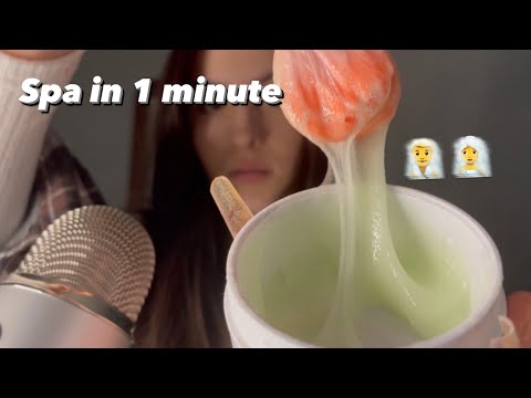 Asmr spa in 1 minute