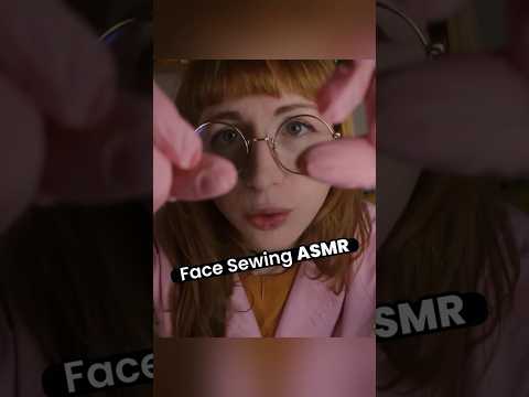 Face sewing #asmr