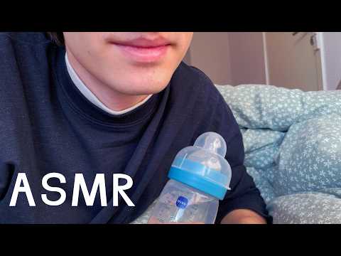 Morning ASMR ⛅ Waking You Up (bottle, affirmations, talking)