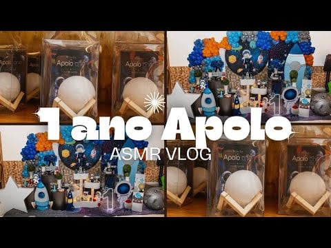 ASMR VLOG - ANIVERSARIO DE 1 ANO DO APOLO 💙