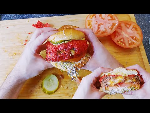 HOT CHEETOS CHEESE STUFFED BURGER ! * JUICY LUCY * | Nomnomsammieboy