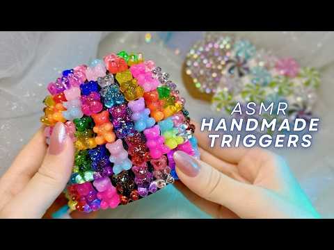 ASMR Handmade Triggers✨| Roller | Tapping and Scratching🌟 (No talking,No mouth sounds)