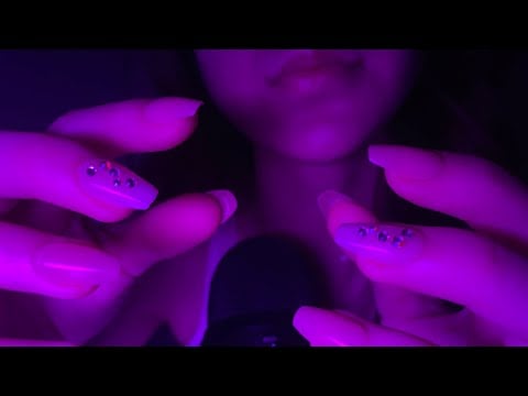 [ASMR - No Talking] Mouth sounds + face touching + face brushing