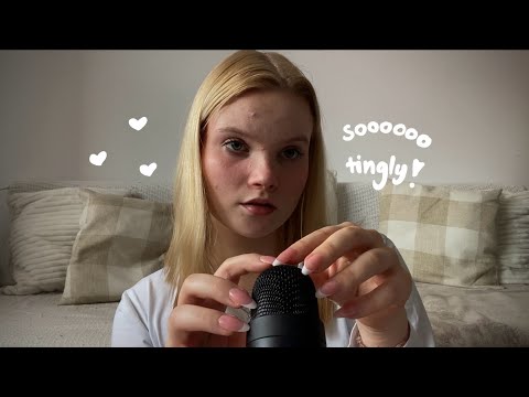 ASMR mic scratching with long nails for STRONG tingles 💅🏻🤭